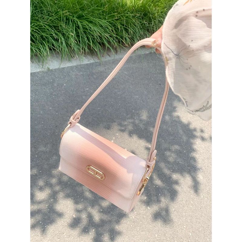 High Beauty Pink Rose Square 2023 Nuova borsa a tracolla monospalla per pendolarismo semplice Dolce e versatile piccola_voghion.com
