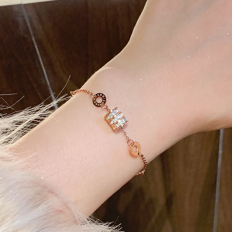 Retro Roman Small Waist Bracelet Women's High end Zircon Best Friend Bracelet Bracelet Bracelet Bracelet Bracelet Handstring Jewelry_voghion.com