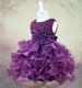 Mother & Kids new style girl flower princess dress bow beaded baby dress flower girl wedding dress tutu skirt_voghion.com