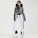 001 New Women's Double Board Waterproof Windproof Warm Suit Snow Professional One-piece Ski Jacket And Pants Set_voghion.com