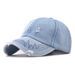 Korean Version Of Denim Personalized Washed Distressed Three-dimensional Stitching Baseball Cap, Simple Fashionable_voghion.com