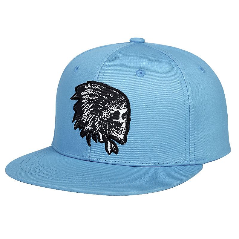 Fashion Versatile Hat Street Dance Hip Hop Baseball Hat Men's and Women's Embroidered Flat brim Hat Outdoor Leisure_voghion.com