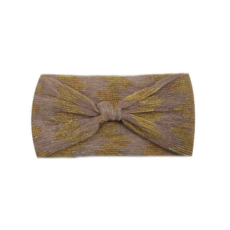 Diadema elástica de encaje con rayas y borde ancho para mujer para deportes y yoga, novedad primavera/verano_voghion.com