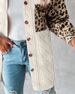 Women's clothing ready-made hot-selling leopard print sequin splicing jacket_voghion.com