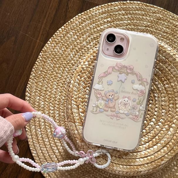 Summer Puppy Bracket For IPhone14 Epple 15 Mobile Phone Case 13promaxR/78plus/11/12xs_voghion.com