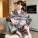 Underwear & Sleepwears Premium Velvet Couple's Sleepwear Set – Soft & Warm Long Sleeve Loungewear – Stylish Korean-Inspired Home & Outdoor Outfit_voghion.com