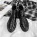 İngiliz Tarzı Platform İş Ayakkabısı Brogue Erkek Botları Beden 38-44 2024_voghion.com