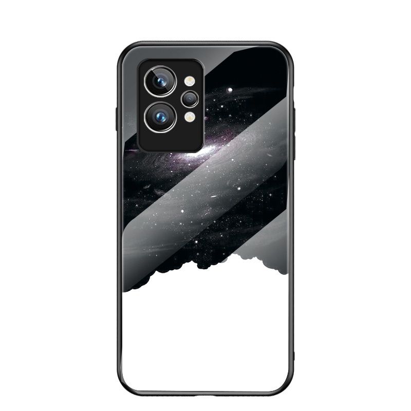 Realme GT2 Pro GT Neo2 GT Master etui ze szkła hartowanego pokrywa przestrzeń gwiaździste niebo odporna na wstrząsy_voghion.com