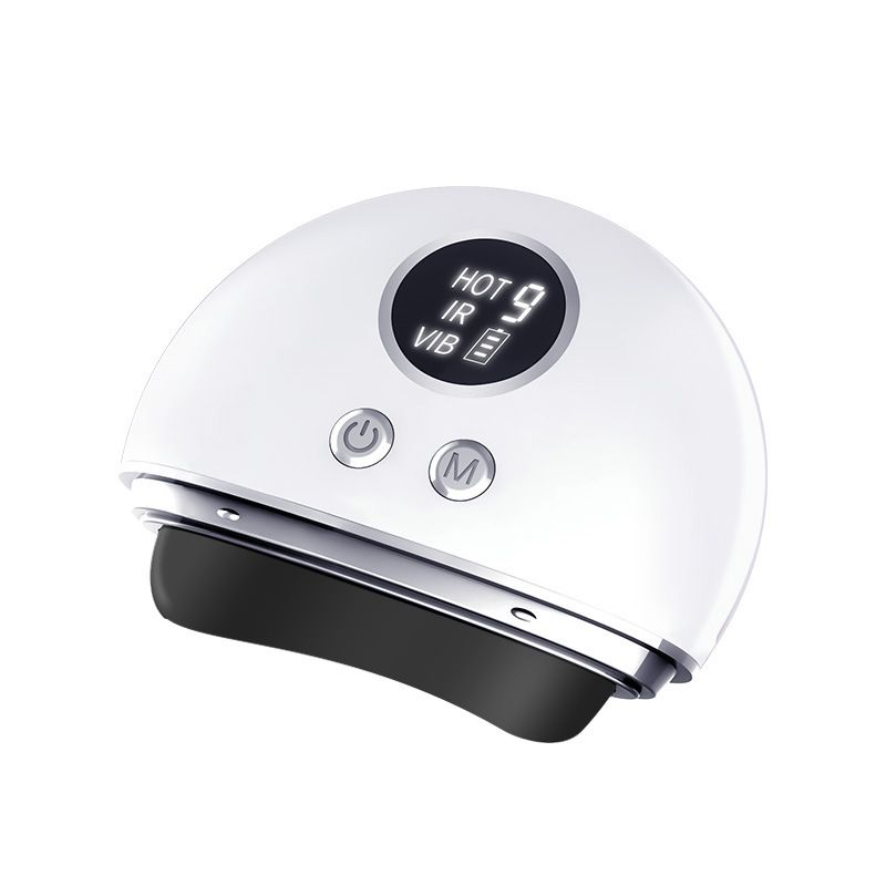 Ansiktsbehandling Bianstone Smart Vibration Massager Guasha Board LED Värmeterapi Skrapplatta Ansiktslyftande bantning_voghion.com
