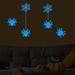 Glow In The Dark Halloween Wall Stickers - Spooky Spider Decals For Living Room & Bedroom, Self-Adhesive PVC Wall Art For Party Decor_voghion.com