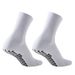 Rutschfeste Fußballsocken – Gepolsterte Frotteesohle mit Grip-Noppen für Fußball, Basketball und Laufen (Schwarz/Weiß/Kontrastfarbener Besatz, Unisex-Passform)_voghion.com