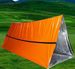 Tenda di sopravvivenza di emergenza e coperta spaziale combinate - Rifugio termico riflettente portatile per il primo soccorso all'aperto e la preparazione ai disastri_voghion.com