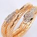 1pc Punk Gold Farbe Schlange Armreif Retro Club Schlange Spirale Armband Oberarm Manschette Armbinde Armband Armreif Schmuck Geschenke_voghion.com