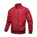 Chaqueta holgada informal de gran tamaño con cuello alto de negocios para hombre_voghion.com