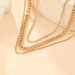 Hip-hop Punk Personality Chain Three-piece Necklace Female European And American Ins Three-layer Stacked Collarbone Chain Unisex_voghion.com