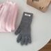 100% Wool Knitted Store Solid Color Warm Touchscreen Woolen Autumn Winter Gloves_voghion.com