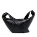 Borsa a tracolla in vera pelle di pecora stile francese Niche, con tracolla a forma di croissant, per donna_voghion.com