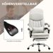Bürostuhl Mit Massage- Und Heizfunktion, Ergonomisch, Cremeweiß_voghion.com