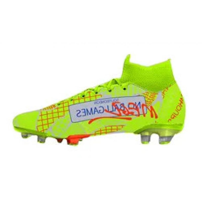 Customized high-top men's football boots turf FG men's anti-skid football shoes Soccer Shoes_voghion.com