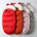 Mother & Kids Baby Sleeping Bag Winter Fleece-Lined Thickened Infant Swaddle Blanket Outwear For Newborns (0-1 Year) - Cozy & Warm, Multiple Colors_voghion.com