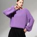 Maglione da donna in maglia con maniche a pipistrello e spalle scoperte - Pullover morbido ed elasticizzato in 10 colori (bianco, rosa, blu, rosso, giallo, fucsia, arancione, nero)_voghion.com