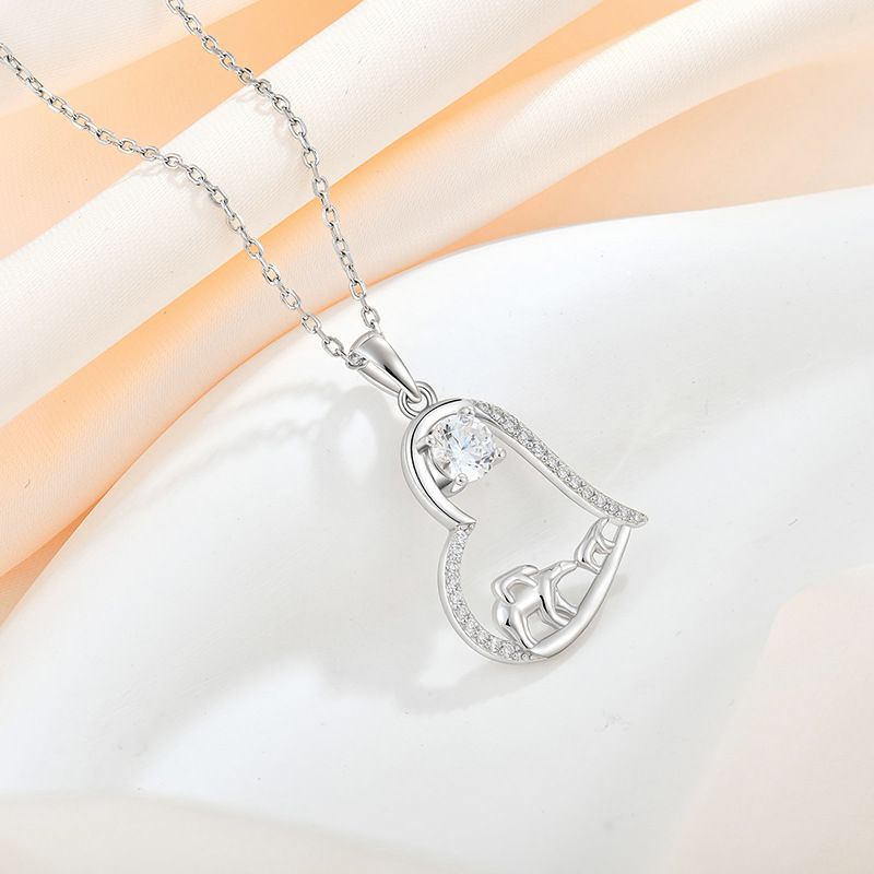 Collana versatile con ciondolo a forma di orso polare S Sterg Love, in argento, per donna_voghion.com