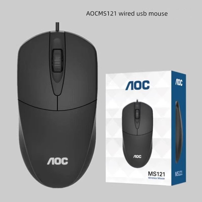 Mouse luminoso da gioco AOC GM130, USB, cablato, per ufficio, fotoelettrico, per e-sport, portatile, computer desktop_voghion.com