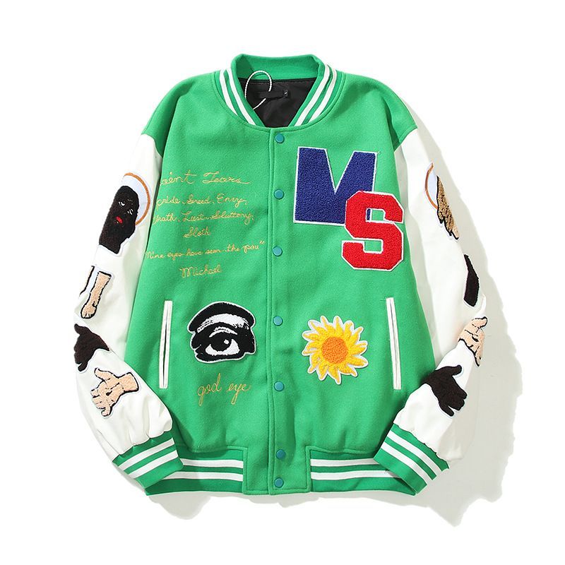 Bestickte Baseball-Freizeitjacke für Herren_voghion.com
