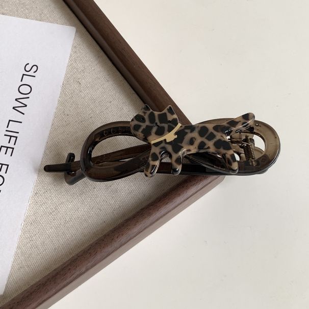 Print Cat Brain Back Twist Clip, 2025 Neue hochwertige gerade Clip-Haar-Accessoires_voghion.com