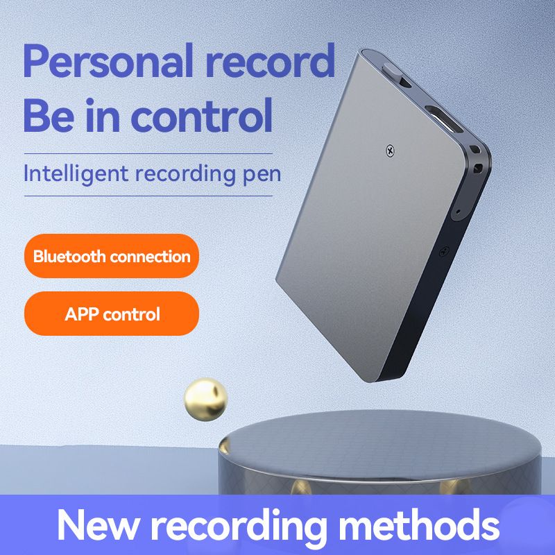 Digitale spraakrecorder Nieuwe Q61A AI-recorder ChatGPT Intelligente transcriptie- en vertaalrecorder APP-bediening Opname_voghion.com