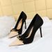 9283-2 Style Banquet Slim High Heels Light Mouth Colored Pointed Metal Chains Decorative Women's Single Shoes_voghion.com