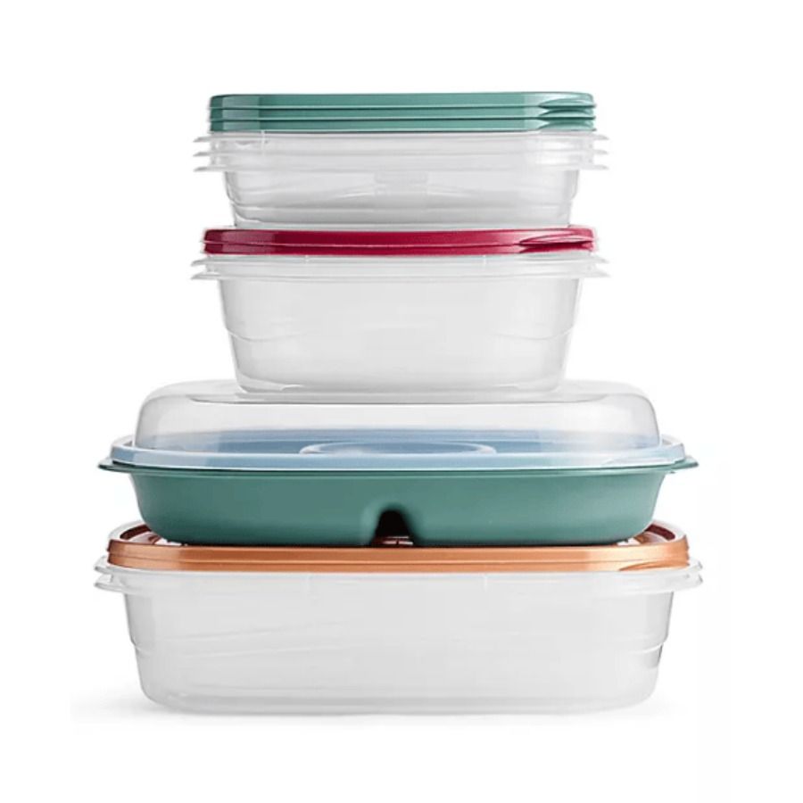 E set da 16 pezzi per feste, piatti da asporto, contenitori per alimenti_voghion.com