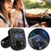 Adattatore per caricabatterie USB per auto con trasmettitore FM Bluetooth wireless per lettore MP3_voghion.com