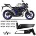 PER mt03 MT03 MT10 MT09 MT07 MT03 MT25 nuovi accessori Winglet Kit specchietti Specchietti regolabili Specchietti moto Stealth_voghion.com