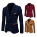 MERCURY Neue modische herren cord farbe schema casual kleine anzug jacke X03_voghion.com