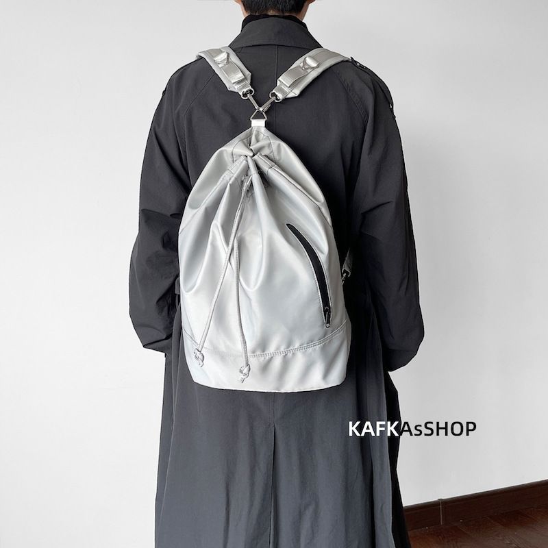 KAFKAsSHOP One Two Shoulder, borsa a secchiello per l'acqua a doppio uso per uomo e donna in Corea del Sud, personalità semplice e alla moda,_voghion.com