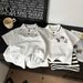 Boys And Girls Polo Shirts Two Piece Suits Summer New Korean Style Casual Sleeved Shorts_voghion.com