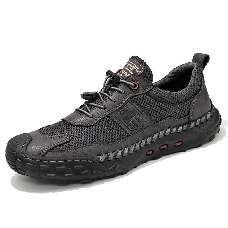 Sommer Herbst Große Größe Casual Leder Mode Handgemachte Slip-On Herren Einzelschuhe_voghion.com