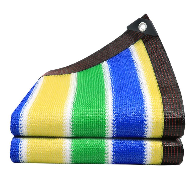 1PC Piante Copertura solare Striscia colorata Giardino Riparo solare Protezione UV Parasole Reti Ombreggiante Baldacchino Ombra Maglia Ombreggiante Tenda da sole_voghion.com