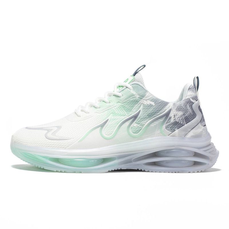 Scarpe da corsa sportive traspiranti per quattro stagioni, nuove, da uomo e da donna, scarpe casual, ammortizzate, avvolgenti, resistenti, per ragazzi, in bianco e nero_voghion.com