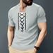Men's Clothing Cardigan Drawstring Round Neck Sports Polo Shirt_voghion.com