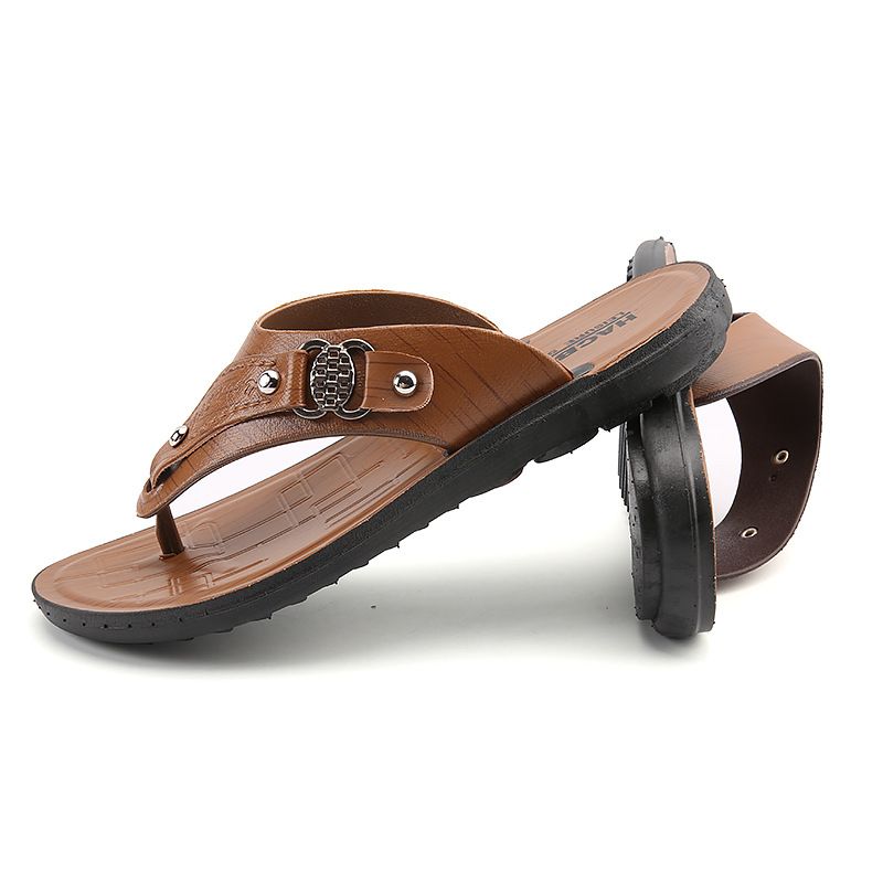 Flip Flops bărbați vara 2024 nou la modă în aer liber flip flops sandale de plajă sport anti-alunecare deodorant papuci casual_voghion.com