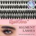 Beauty & Health Lash Extension30D40D Large Capacity Eyelash Book Black Stem False Eyelashes Flat Eyelashes_voghion.com