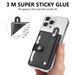 TechGlobe Smooth Multi-Functional Universal Phone Holder With Tool Blade, Insert, 3M Adhesive Back Sticker, Card Clip, Wrist Strap_voghion.com