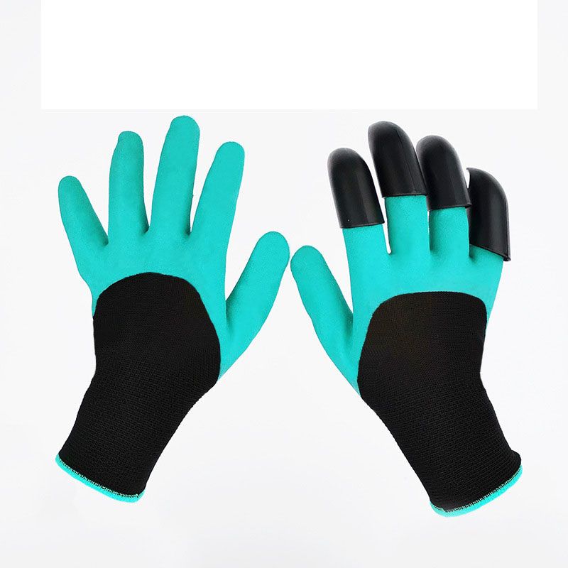 Tuinieren met klauwen Ademend Waterdicht Werken Graven Planten Steekbestendig Antislip Beschermende Latex Handschoenen_voghion.com