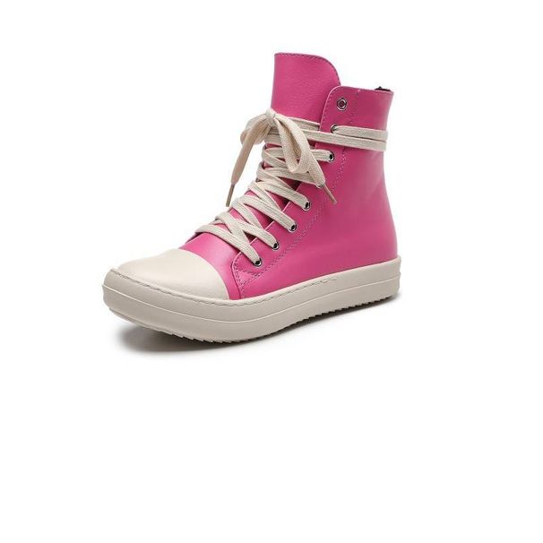 Scarpe da donna Coppia Scarpe da ginnastica rosse rosa Scarpe da ballo hip hop da strada_voghion.com