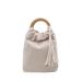Frosted Texture Bucket 2025 Autumn New Women's Suede Handbag Fashion Tassel Small Tote Bag_voghion.com