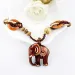 Collane con ciondolo 2023 Gioielli Boho Stile etnico Collana lunga fatta a mano con perline in legno e elefante per donna Prezzo decente_voghion.com