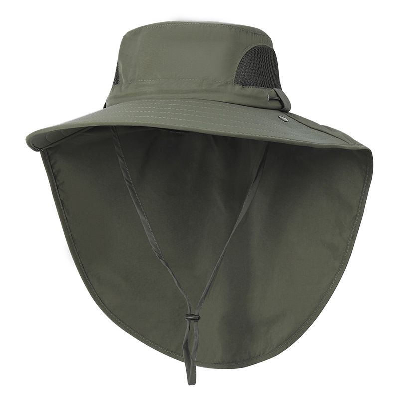 ​Kids Sun Hat With Neck Flap - Wide Brim Summer Hat For Outdoor, UPF50+ Sun Protection & Breathable Quick-Dry Fabric​​_voghion.com
