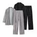 Glitzerblazer & Hose Set – Trendiges Zweiteiler-Outfit für den Frühling (Schwarz/Silber, S-XL)_voghion.com
